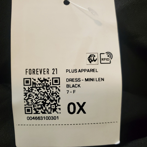 Black Babydoll Midi Dress OX Plus Size Button Down Office Whimsigoth - Picture 9 of 16